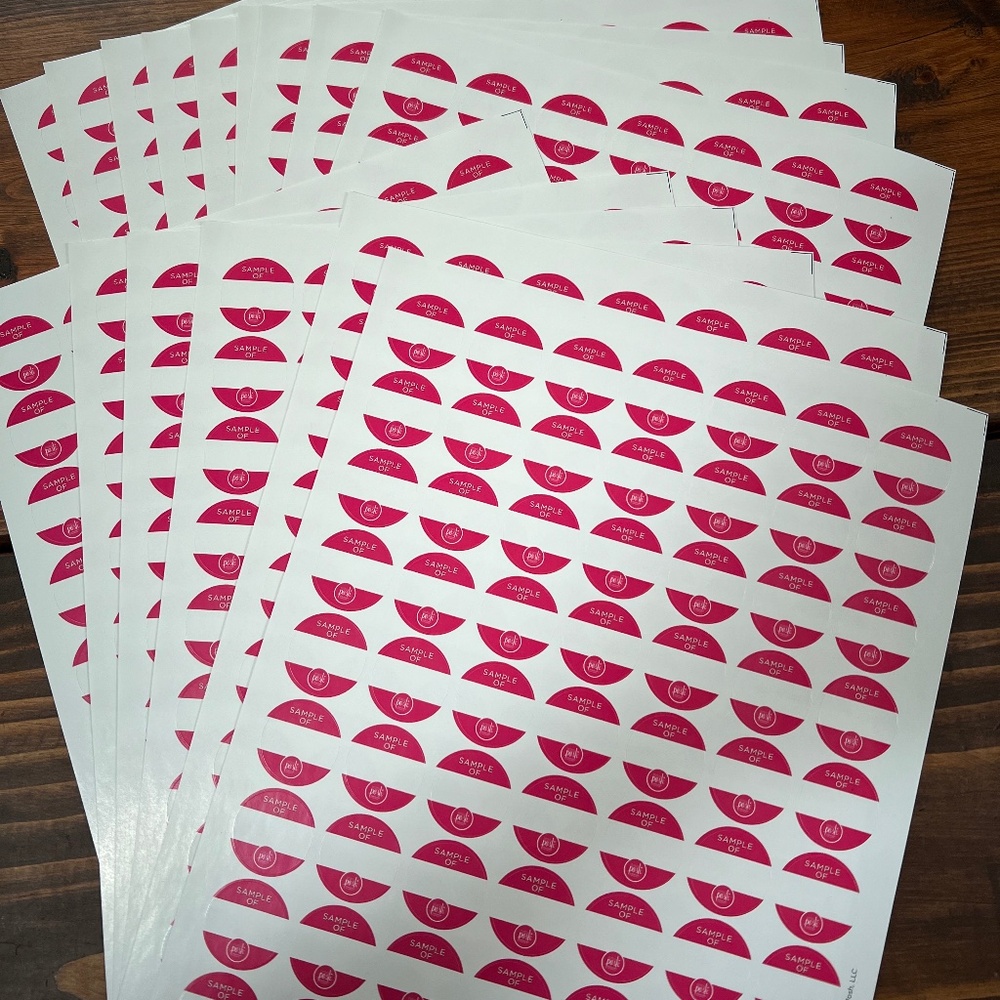Perfectly Posh sample stickers